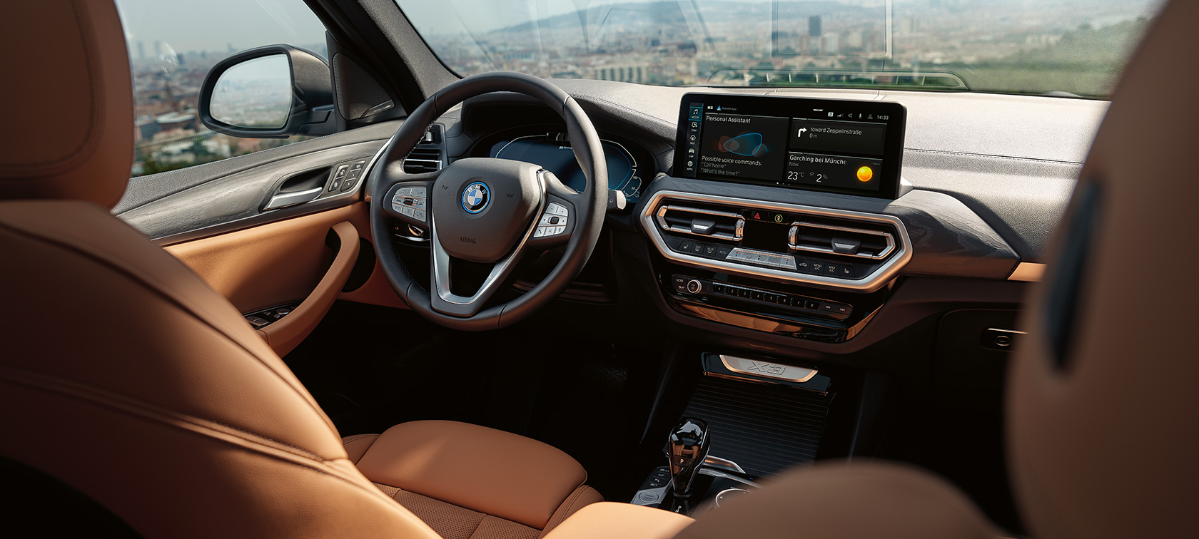 BMW X3, G01, destaques de design, estofos em Sensatec em Cognac, 2021 BMW X3, G01, destaques de design, estofos em Sensatec em Cognac, 2021