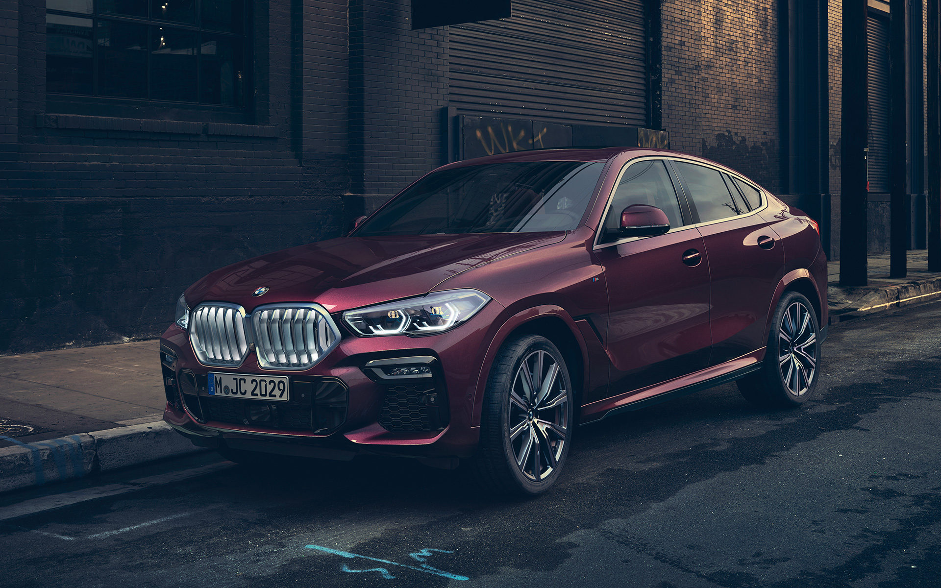 Perspetiva frontal a três quartos, BMW X6 Individual, G06, 2019 BMW X6 Individual, G06, 2019, pintura Ametrine metalizada, perspetiva frontal a três quartos