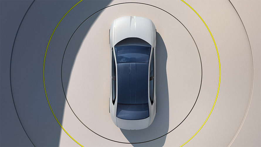 BMW i Vision Dee, viatura Vision, design exterior, perspetiva aérea